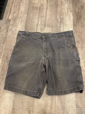 Carhartt Men's Dark Gray Cargo Work Shorts